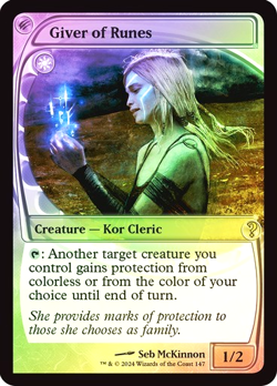 MTG - Giver of Runes - Foil - Future Sight Frame - Mystery Booster 2 - Magic - Image 1