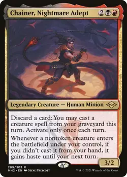 LP - Chainer, Nightmare Adept [MH2 - 289] Modern Horizons 2 - Image 1