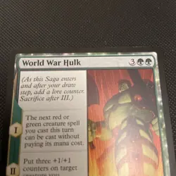 World War Hulk Marvel Super Heroes; MTG - Image 3