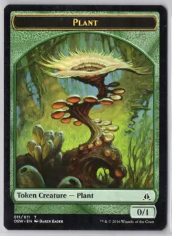 1x Plant Token - Oath of the Gatewatch - Near Mint - Image 1