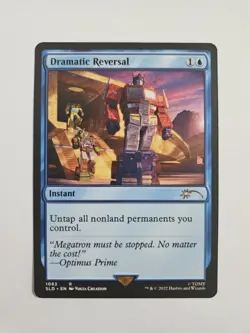MTG - Dramatic Reversal - Transformers - Near Mint - Secret Lair (SLD) #1083 - Image 1
