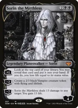 Sorin the Mirthless (Foil) (Showcase) - Innistrad: Crimson Vow (VOW) - Image 1