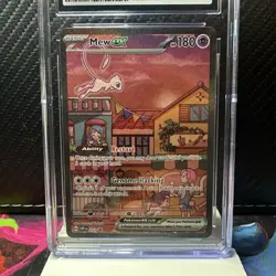 CGC 10 Mew ex 053 Black Star Promo 2023 151 UPC SVP Pokemon Card TCG - Image 2