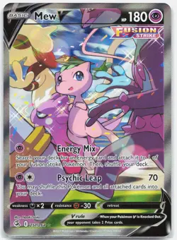 Mew V - 251/264 Fusion Strike Alternate Art Pokemon - NM/MINT - Image 1