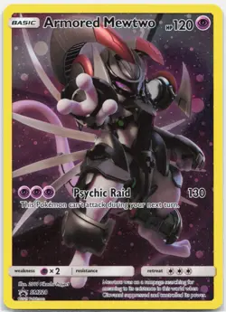 Armored Mewtwo - SM228 Black Star Promo Full Art Pokemon - NM/LP - Image 1