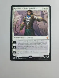 MTG Gideon, Ally of Zendikar Battle for Zendikar 029/274 Regular Mythic - Image 1