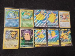 Pokemon Celebrations Blastoise Venusaur Flying Surfing Pikachu Zapdos Lot of 10 - Image 1