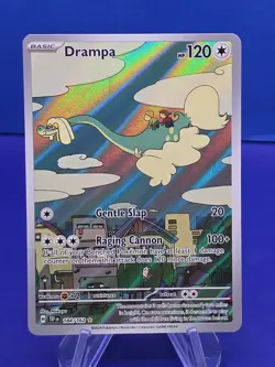 Pokemon Drampa Illustration Rare Full Art Holo SV05 Temporal Forces 184/162 nm/m - Image 1