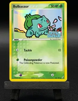 Bulbasaur Crystal Guardians Stamped Rev Holo #45/100 2006 Pokemon NM - Image 1