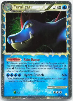 Feraligatr Prime - 108/123 HeartGold & SoulSilver Ultra Rare Holo Pokemon - HP - Image 1