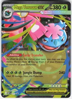 Mega Venusaur ex - 013 013 Promo ME: Mega Evolution Promo Pokemon Near Mint - Image 1