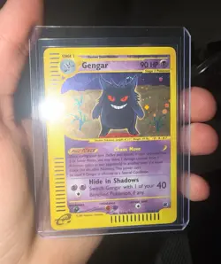 Gengar holo rare 13/165 Expedition Base Set. LP front IS MINTY back has whitenin - Image 1