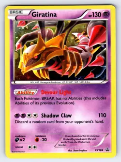 Giratina - XY184 PR Holo Promo Pokemon TCG Misa Tsutsui LP/MP - Image 1