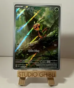 Chespin 087/086 Pokemon Chaos Rising Illustration Rare Full Art Holo - Image 1