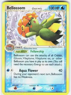Bellossom 19/110 Rare Holon Phantoms Pokemon NM - Image 1