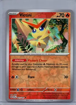 VICTINI 021/191 UNCOMMON SURGING SPARKS POKEMON REVERSE HOLO NM/M - Image 1