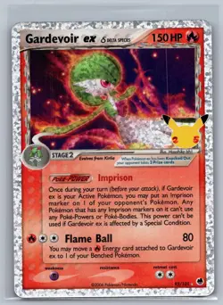 Gardevoir ex 93/101 Celebrations: Classic Collection Pokemon Holo NM - Image 1