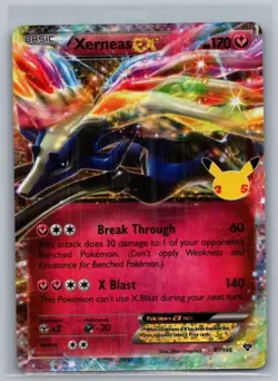 Xerneas EX 97/146 Celebrations: Classic Collection Pokemon Holo NM - Image 1