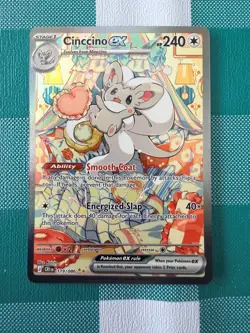 Cinccino EX Special Illustration Rare 119/086 Pokemon Chaos Rising NM - Image 1