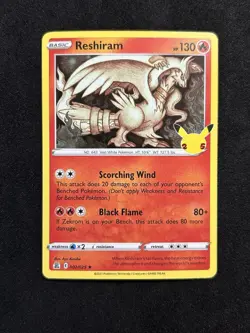Reshiram 002/025 Holo Rare Pokemon Celebrations - Image 1