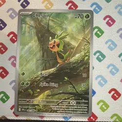 Chespin 087/086 Chaos Rising Illustration Rare Reverse Holo 70HP EN 2023 - Image 1
