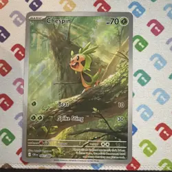 Chespin 087/086 Chaos Rising Illustration Rare Reverse Holo 70HP EN 2023 - Image 2
