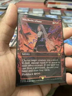 Nibelheim Aflame (Borderless) Final Fantasy Foil - Image 2
