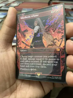 Nibelheim Aflame (Borderless) Final Fantasy Foil - Image 3