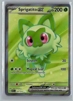 Sprigatito ex 251/217 Ultra Rare Ascended Heroes Pokemon Holo Near Mint - Image 1