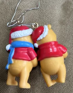 VTG Winnie the Pooh Lot of 6 Ornaments Pooh,Tigger, Eeyore, Piglet Disney - Image 3