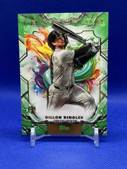 2025 Topps Inception Dillon Dingler RC Green Paralell #60 Detroit Tigers - Image 1