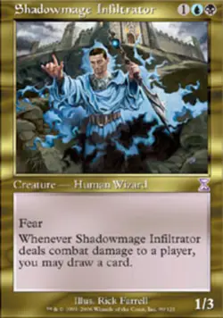[1x] Shadowmage Infiltrator - Foil Played, English Timeshifted MTG Magic - Image 1