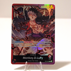 One Piece CCG Monkey D. Luffy ST10-002 Leader Foil Ultra Deck Three Captains EN - Image 1
