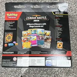 Pokemon TCG League Battle Deck Mega Lucario ex 60-Card Deck English 2024 - Image 2