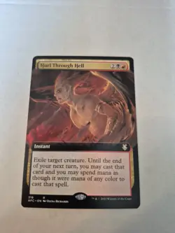 Hurl Through Hell (Extended Art) Commander: Adventures in the Forgotten... - Image 1