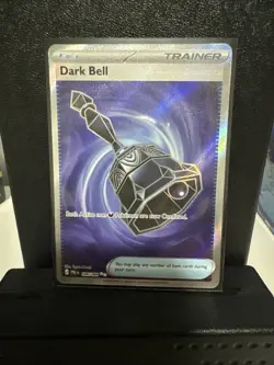 Dark Bell 106/084 Me05: Pitch Black Holo pokemon ultra rare trainer - Image 1