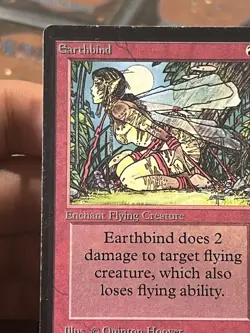 Earthbind - Limited Edition Beta MTG Magic The Gathering LP - Image 2