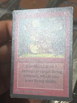 Earthbind - Limited Edition Beta MTG Magic The Gathering LP - Image 4