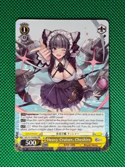 Heavy Cruiser, Cheshire AZL/S119-E002 RR RR Azur Lane Vol. 2 Weiss Schwarz NM - Image 1