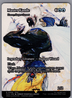 Master Xande Venser, Shaper Savant Showcase Final Fantasy: Through the Ages MTG - Image 1