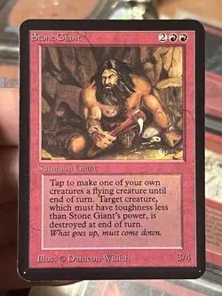 ALPHA Stone Giant LP - English MtG Magic - Image 1