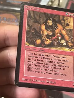ALPHA Stone Giant LP - English MtG Magic - Image 2