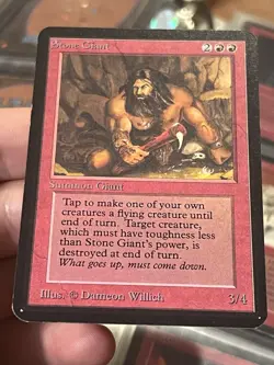 ALPHA Stone Giant LP - English MtG Magic - Image 3