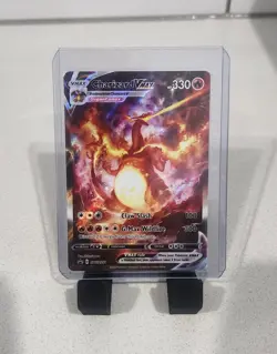 Pokemon TCG Charizard VMAX Sword & Shield Swsh261 Holo Balck Star Promo - Image 1