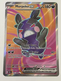 Morpeko Ex 102/084 Ultra Rare Pitch Black Pokemon TCG Pack Fresh - Image 1