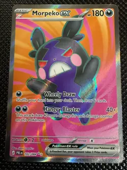 Morpeko ex 102/084 Pokemon TCG Pitch Black Ultra Rare Holo NM - Image 1