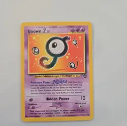 Unown [J] - Black Star Promo - #38 - Pokemon TCG - MP - Image 1