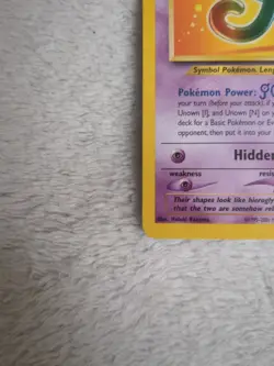 Vintage Pokemon TCG - Black Star Promo - Unown [J] 38/53 Regular - Image 4