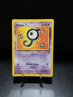 Vintage Pokemon TCG - Black Star Promo - Unown [J] 38/53 Regular: MP - Image 1