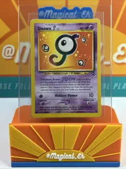 Unown (J) #38 WoTC Black Star Promo Pokemon TCG 2000 DMG - Image 1